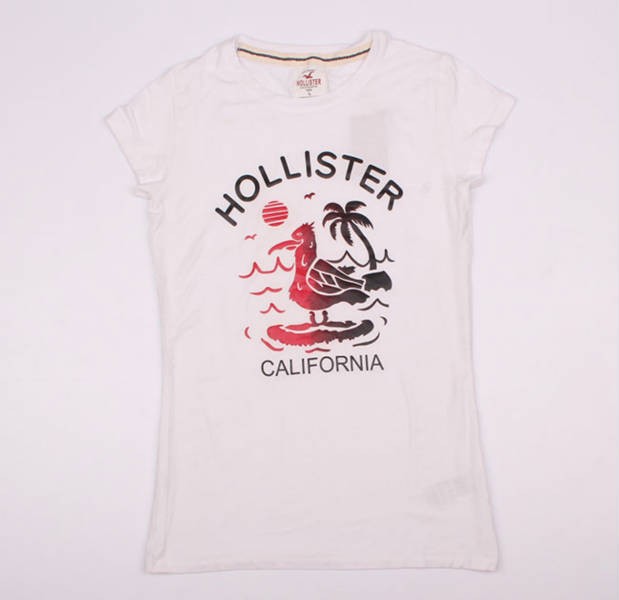 تی شرت زنانه 100628 کد 12 مارک HOLISTER