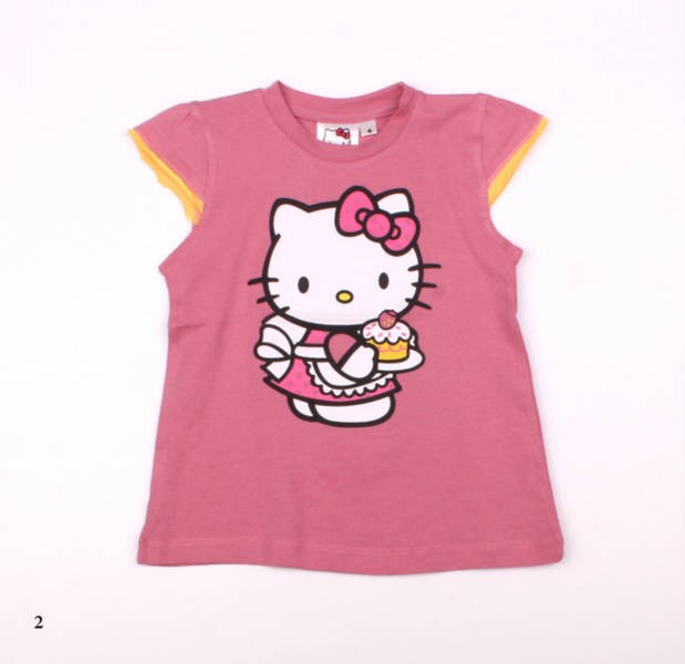 بلوز دخترانه 40015 سایز 3 تا 10 سال مارک Hello kitty