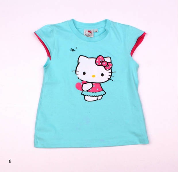 بلوز دخترانه 40015 سایز 3 تا 10 سال مارک Hello kitty