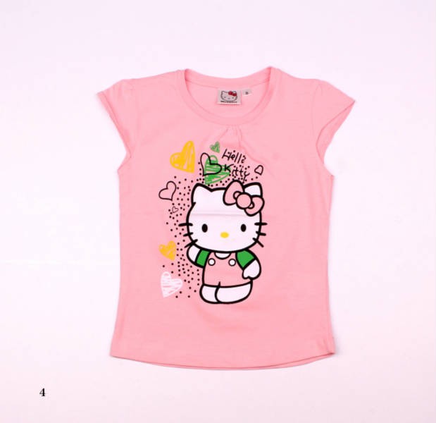 بلوز دخترانه 40015 سایز 3 تا 10 سال مارک Hello kitty