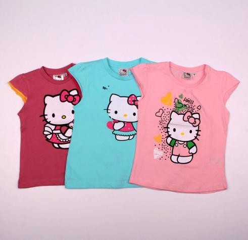 بلوز دخترانه 40015 سایز 3 تا 10 سال مارک Hello kitty