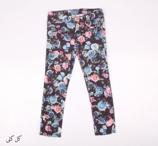 شلوار کتان 11626 سایز 1.5 تا 14 سال مارک H&M