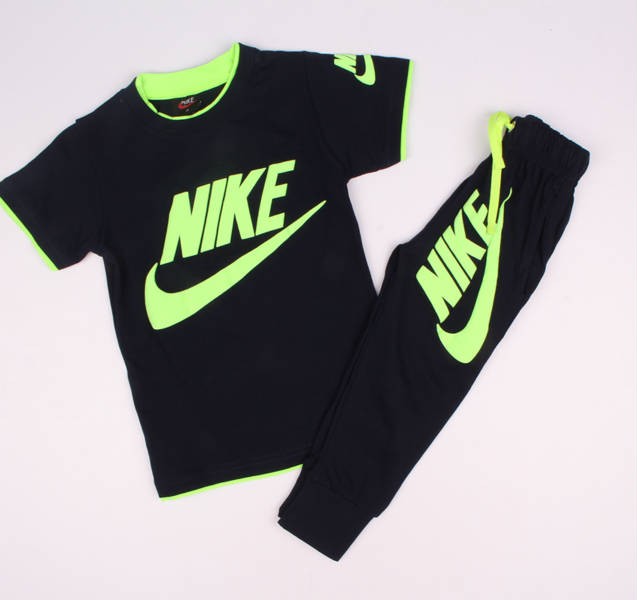 ست بلوز و شلوار ورزشی 110727 سایز 2 تا 12 سال کد 2 مارک NIKE