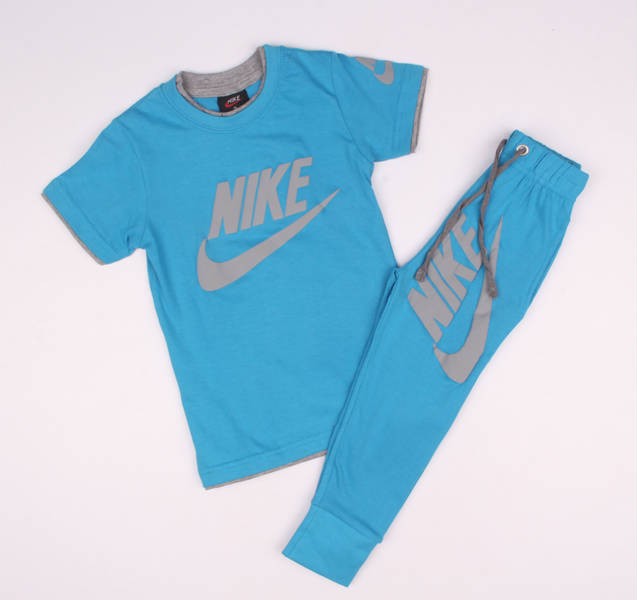 ست بلوز و شلوار ورزشی 110727 سایز 2 تا 12 سال کد 2 مارک NIKE