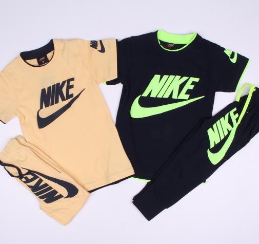 ست بلوز و شلوار ورزشی 110727 سایز 2 تا 12 سال کد 2 مارک NIKE