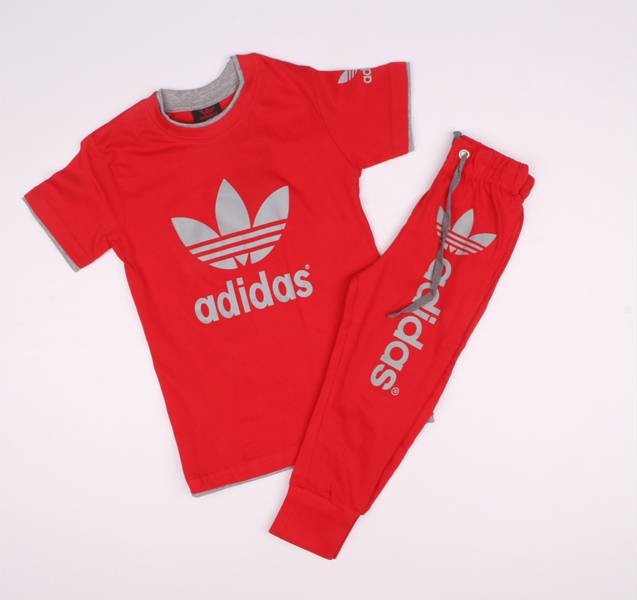 ست بلوز و شلوار ورزشی 110727 سایز 2 تا 12 سال کد 3 مارک ADIDAS