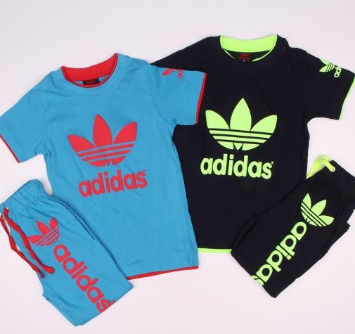 ست بلوز و شلوار ورزشی 110727 سایز 2 تا 12 سال کد 3 مارک ADIDAS