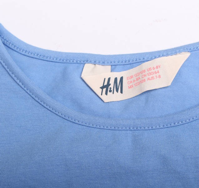 بلوز آستین بلند دخترانه 110987 سایز 2 تا 8 سال مارک H&M