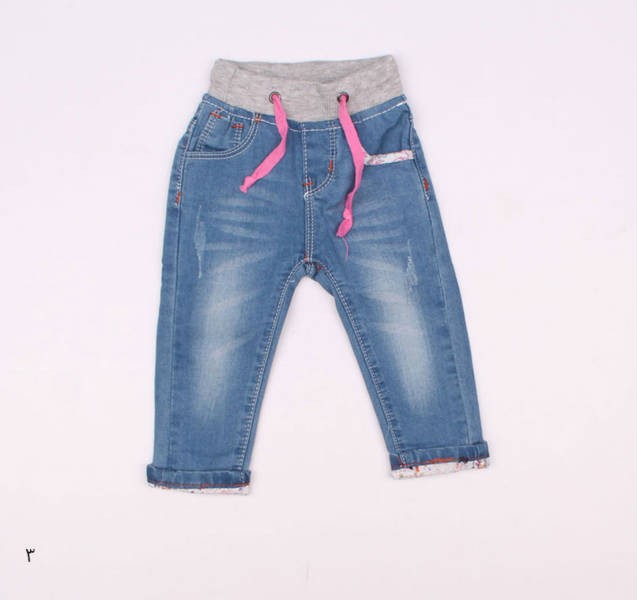 شلوار جینز دخترانه 110226 سایز 6 تا 36 کد3  مارک DENIM