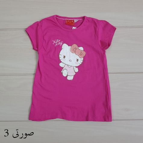 بلوز دخترانه 20242 سایز 2 تا 8 سال مارک HELLO KITTY