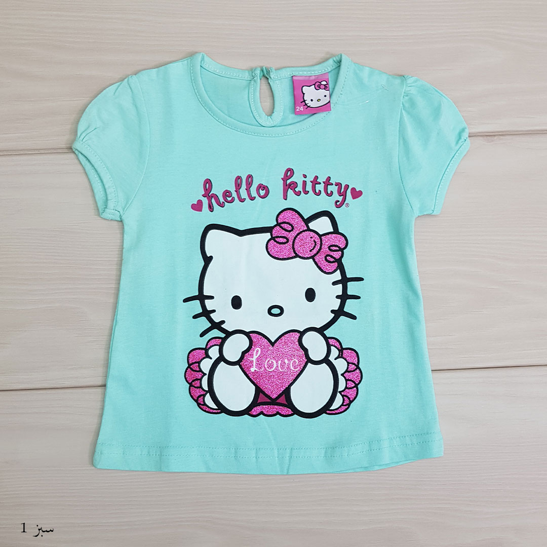 بلوز دخترانه 20626 سایز 12 تا 36 ماه مارک HELLO KITTY