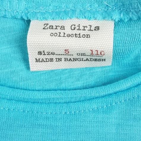 بلوز دخترانه 20172 سایز 5 تا 6 سال مارک ZARA