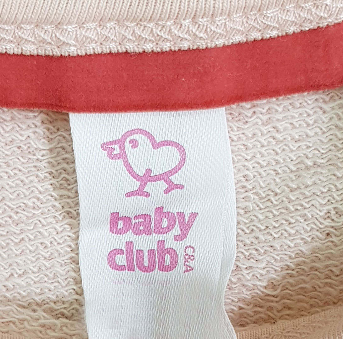 بلوز گرم دخترانه 22617 سایز 6 ماه تا 8 سال مارک BABY CLUB