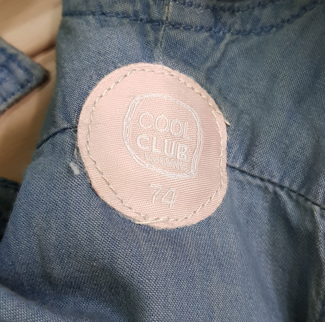 ست دو تکه دخترانه 22786 سایز 6 ماه تا 3 سال مارک COOL CLUB