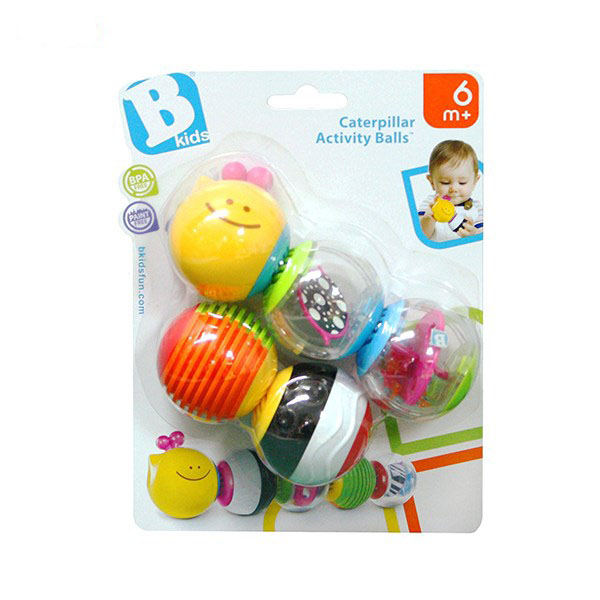 جغجغه بلو باکس مدل Caterpillar Activity Balls کد 6000539