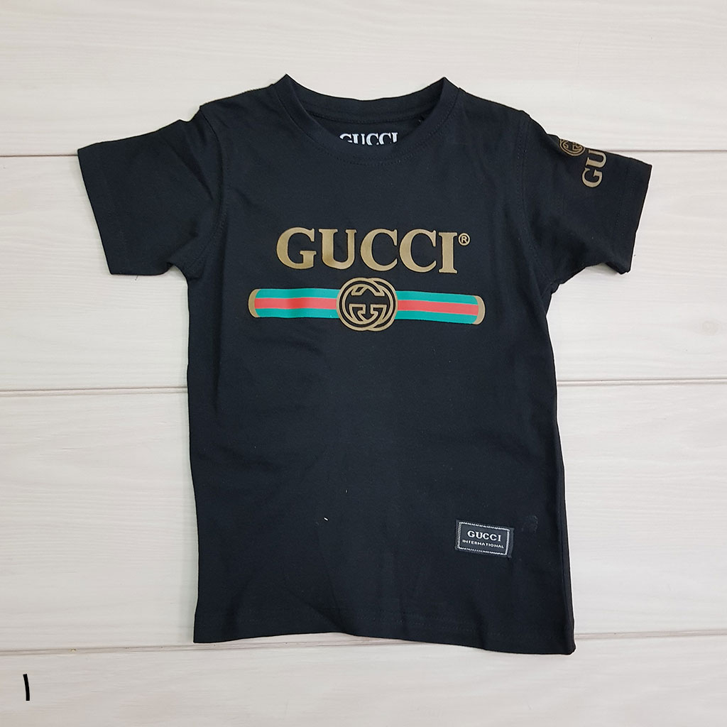 تی شرت پسرانه 24593 سایز 2 تا 16 مارک GUCCI