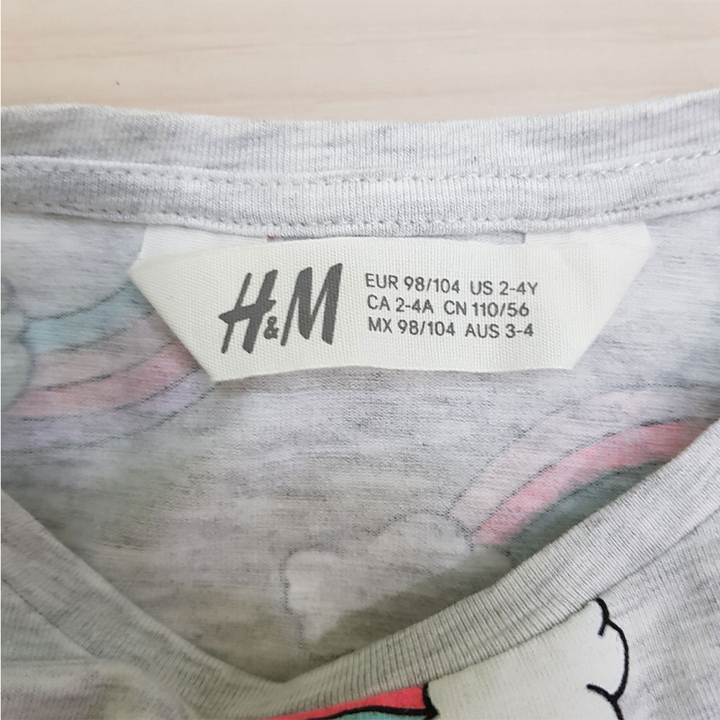 بلوز دخترانه 24180 سایز 1.5 تا 10 سال مارک H&M