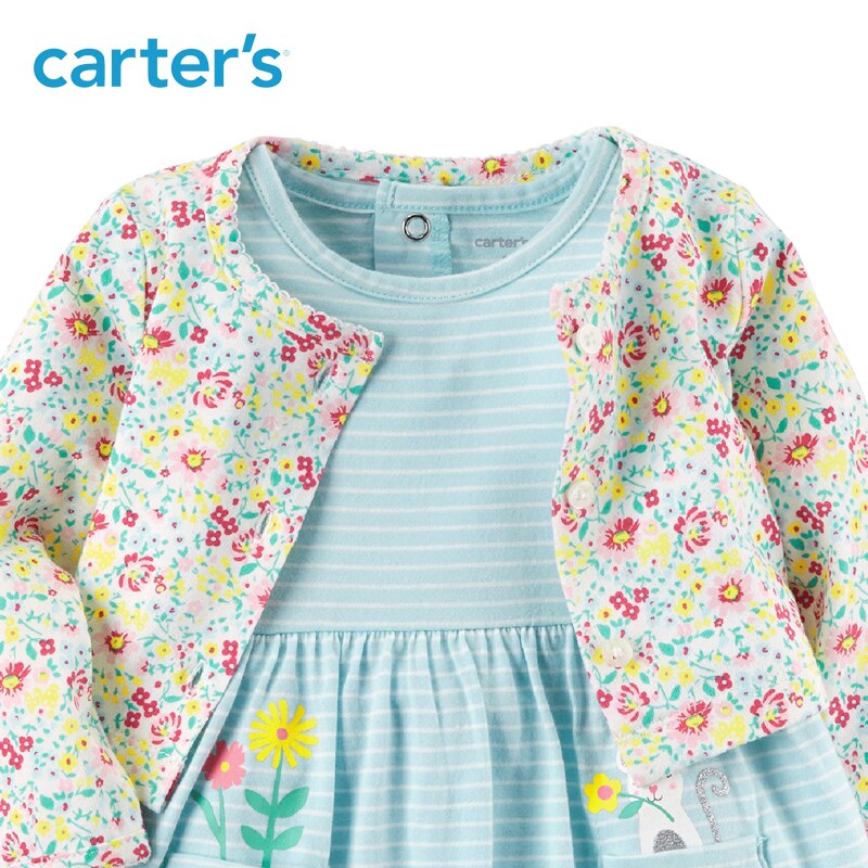 ست دو تکه دخترانه 24889 سایز 6 تا 24 ماه کد 3 مارک Carters