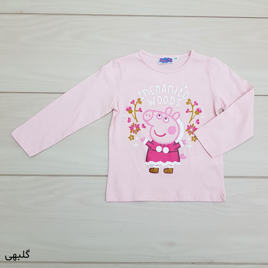 بلوز دخترانه 25255 سایز 3 تا 8 سال مارک PEPPAPIG