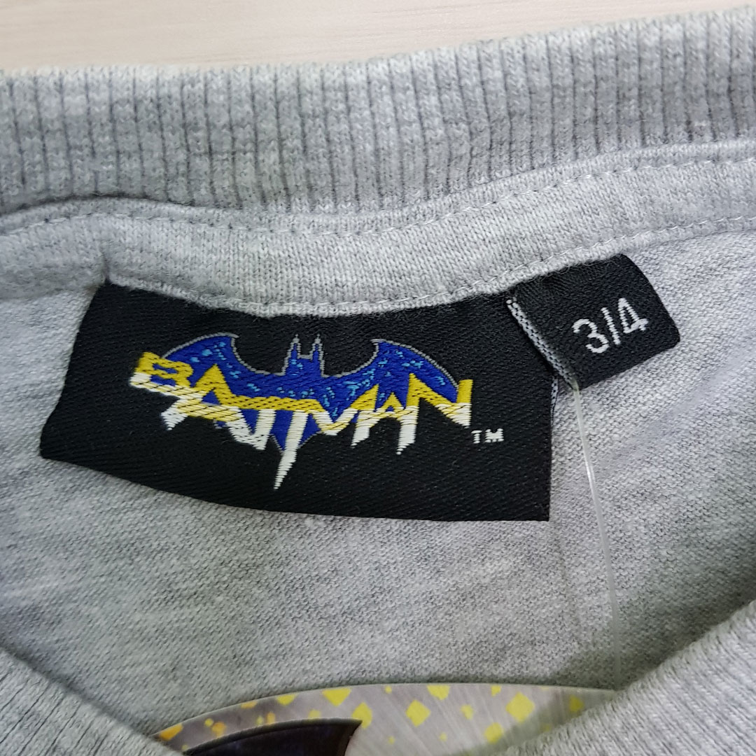 بلوز گرم پسرانه 25365 سایز 3 تا 6 سال مارک BATMAN