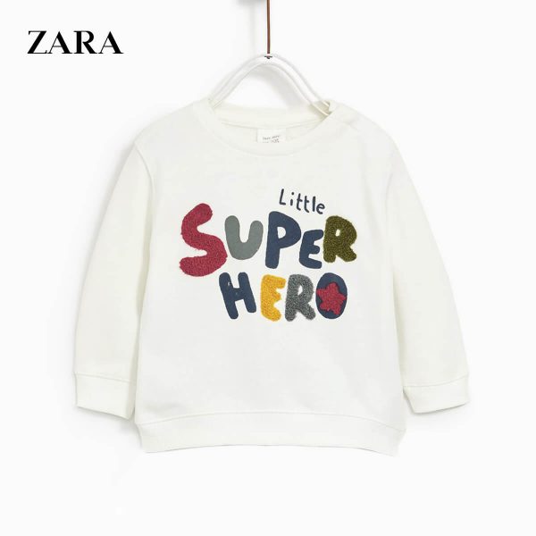 پلیور توپنبه ای پسرانه 25859 سایز 6 ماه تا 4 سال مارک ZARA