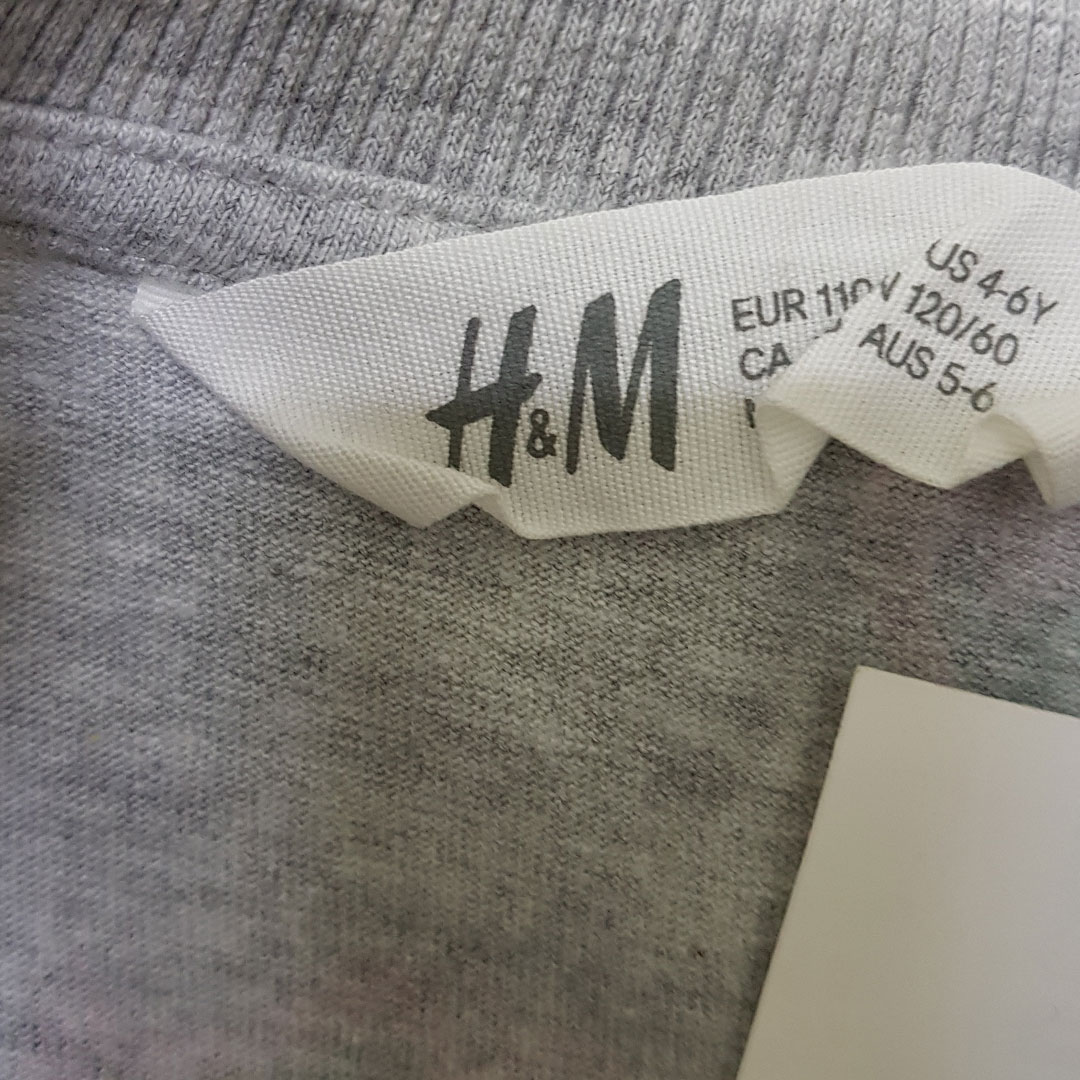 بلوز گرم دخترانه 25896 سایز 5 تا 10 سال مارک H&M