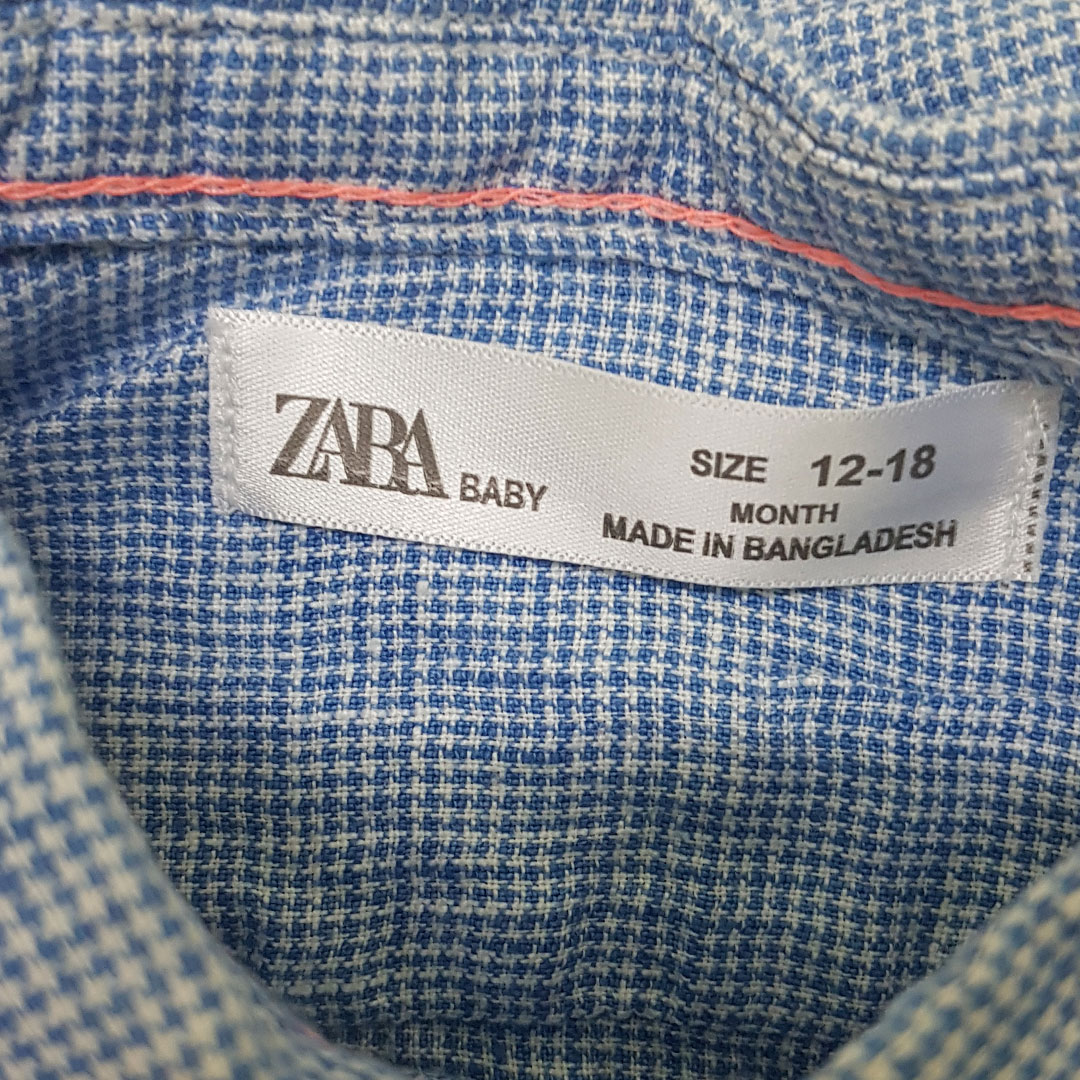 شومیز دخترانه 25939 سایز 3 ماه تا 4 سال مارک ZARA