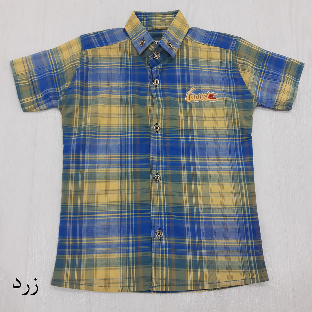 پیراهن چهارخانه پسرانه 6001072 مارک POP سایز 3 تا 8 سال