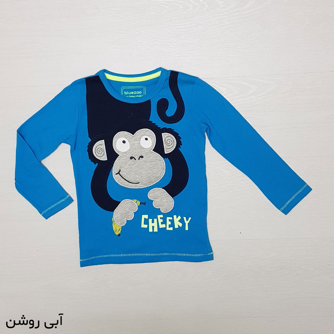 بلوز پسرانه 26343 سایز 12 ماه تا 6 سال مارک BLUE ZOO