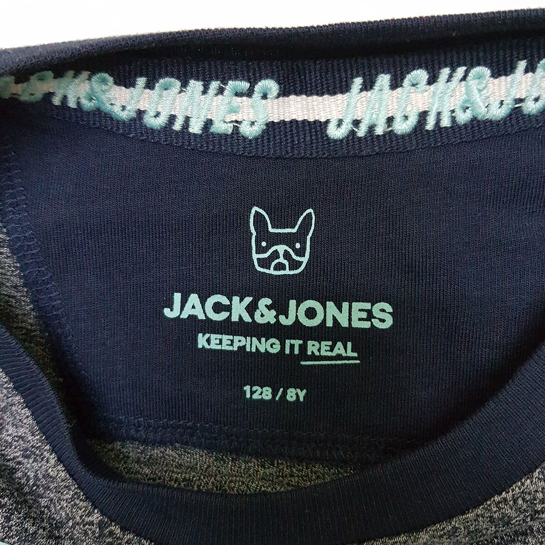 تی شرت پسرانه 26357 سایز 8 تا 16 سال مارک JACK&JONES