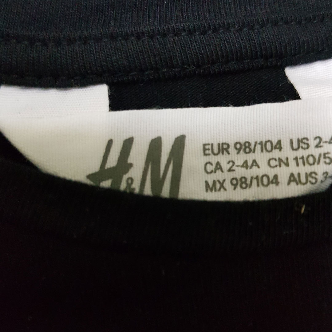 بلوز دخترانه 26504 سایز 1.5 تا 10 سال مارک H&M