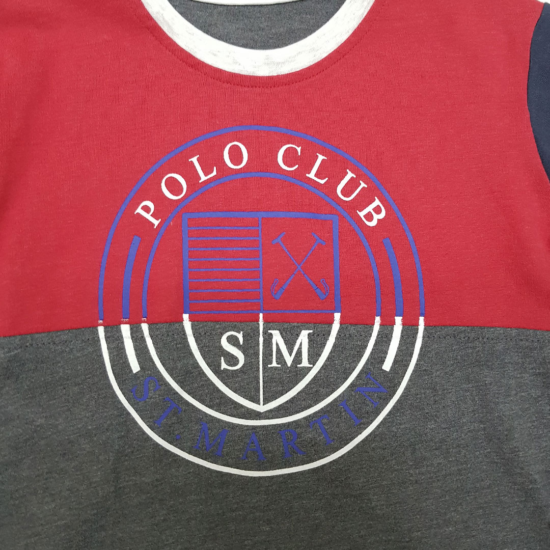 بلوز پسرانه 26574 سایز 3 تا 10 سال مارک POLO CLUB