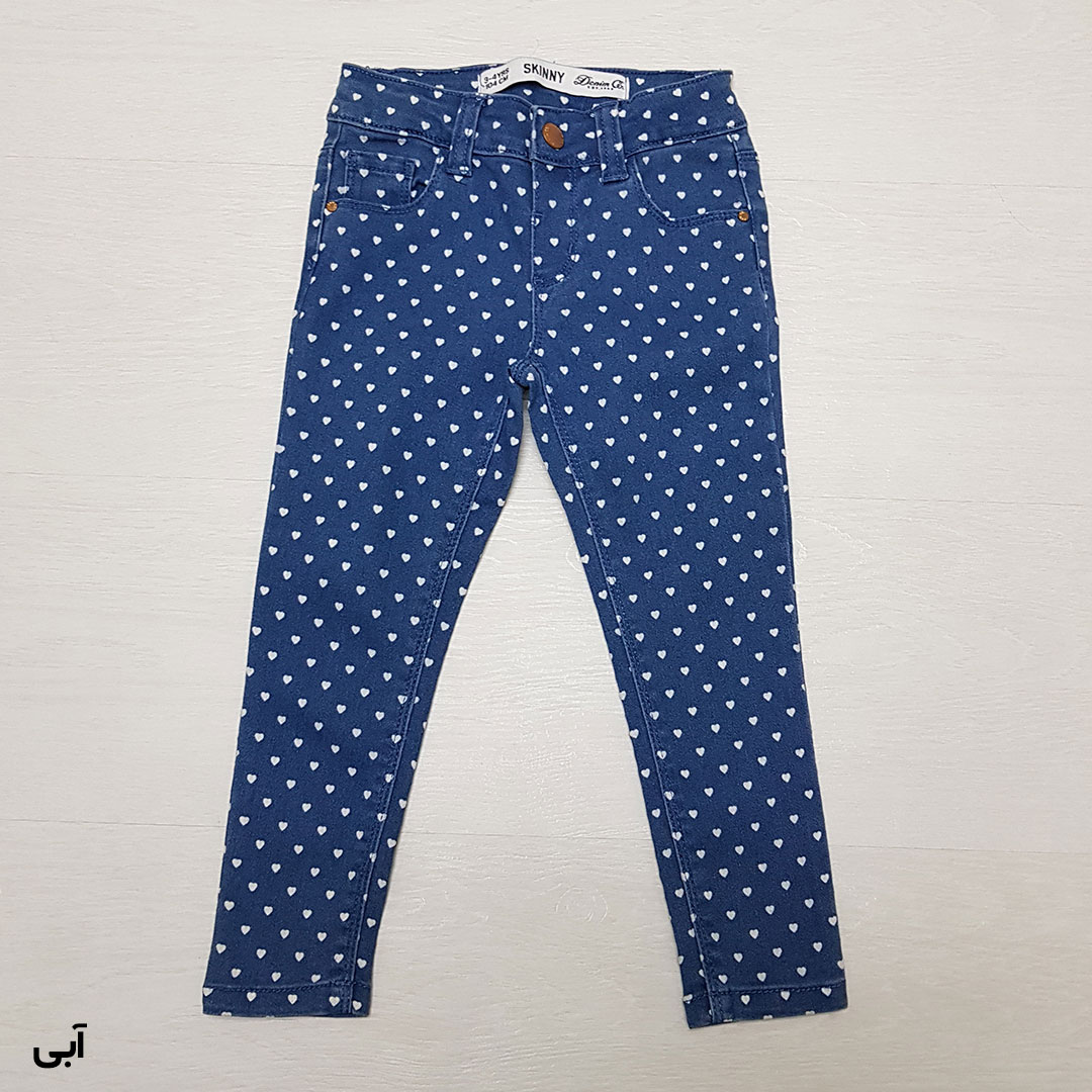 شلوار دخترانه 26764 سایز 1.5 تا 14 سال مارک DENIM CO