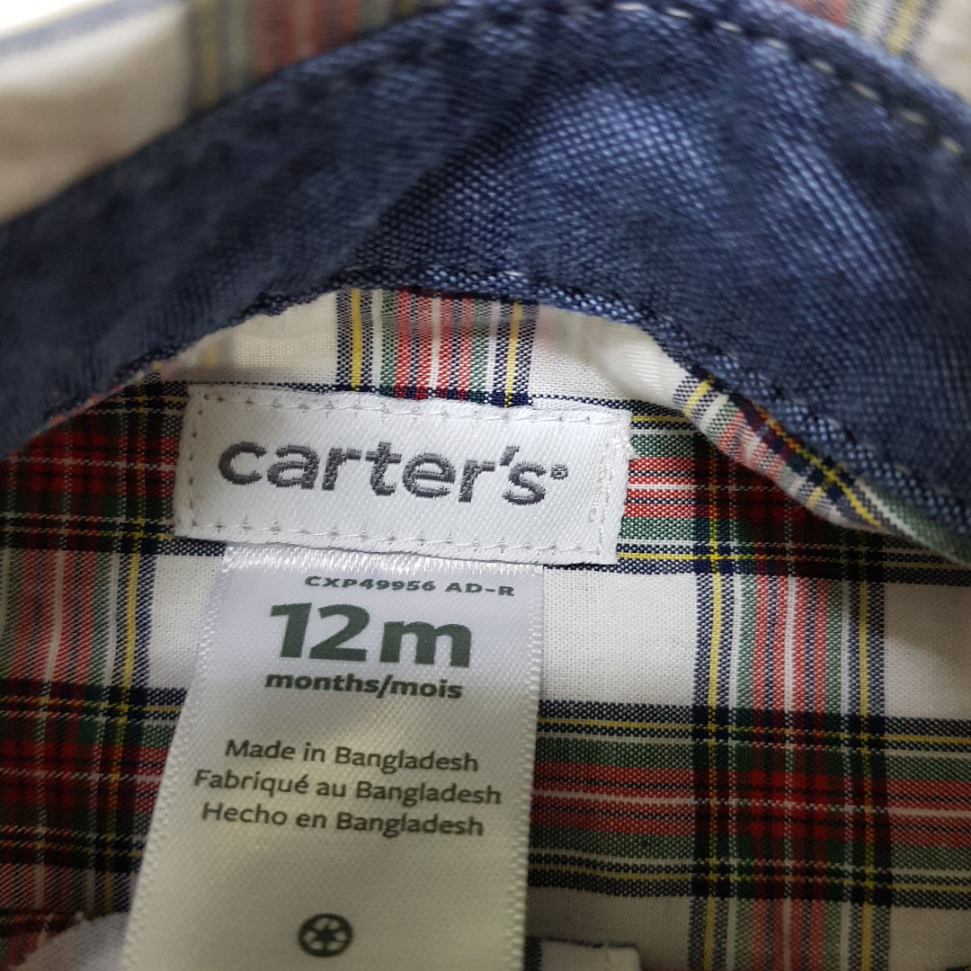 بادی پسرانه 26812 سایز 3 تا 24 ماه مارک Carters