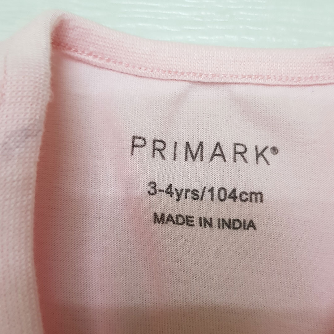 تی شرت دخترانه 27141 سایز 2 تا 8 سال مارک PRIMARK