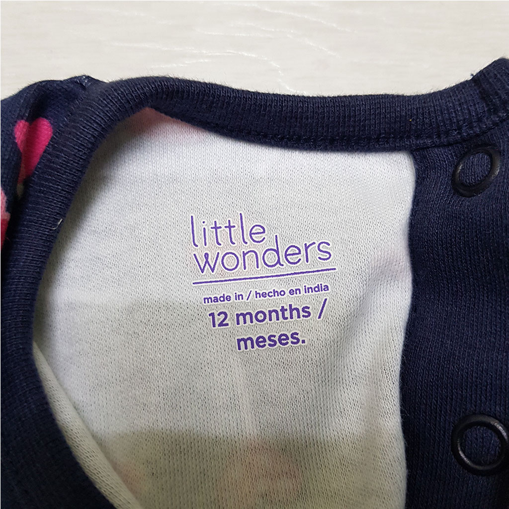 سارافون دخترانه 27283 سایز بدوتولد تا 12 ماه مارک LITTLE WONDER