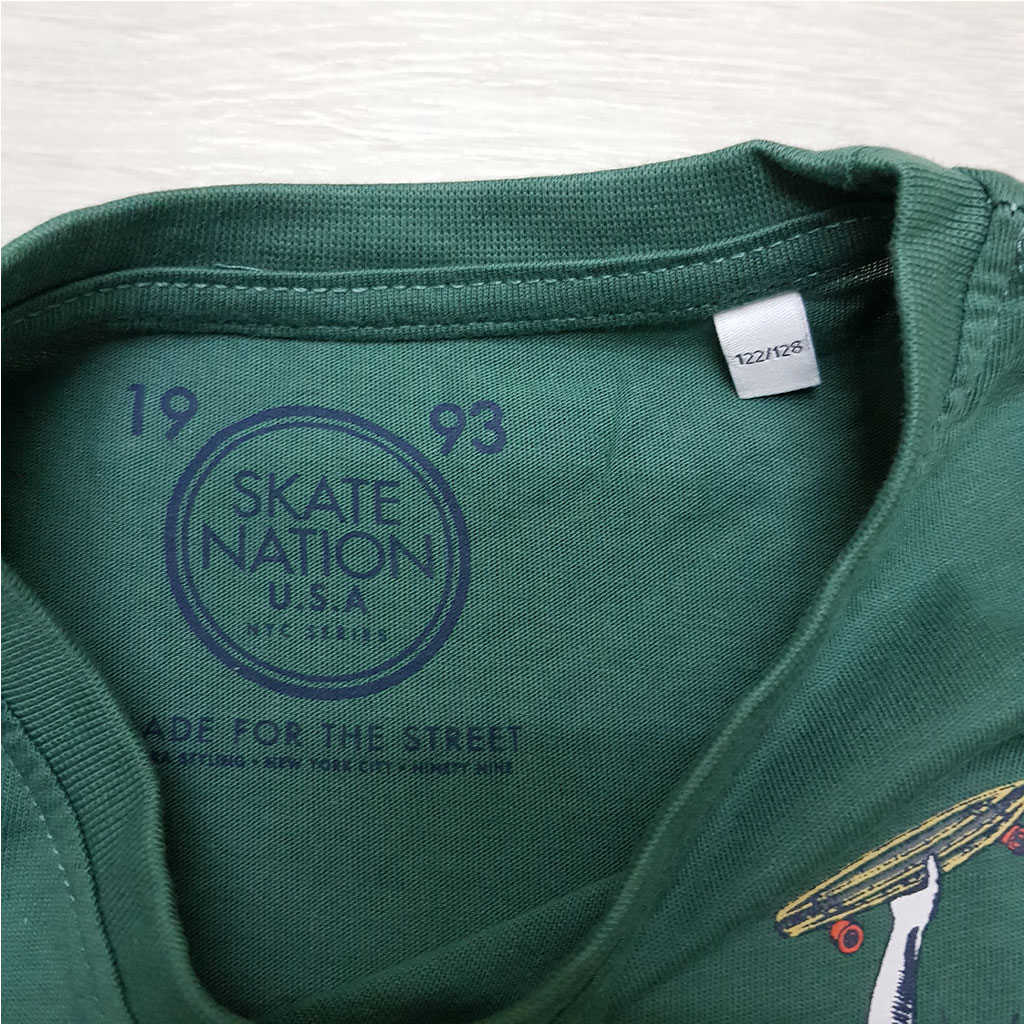 تی شرت پسرانه 27392 سایز 7 تا 16 سال مارک SKATE NATION