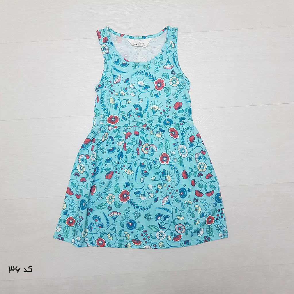 سارافون دخترانه 27693 سایز 1.5 تا 14 سال کد 23 تا 40 مارک H&M