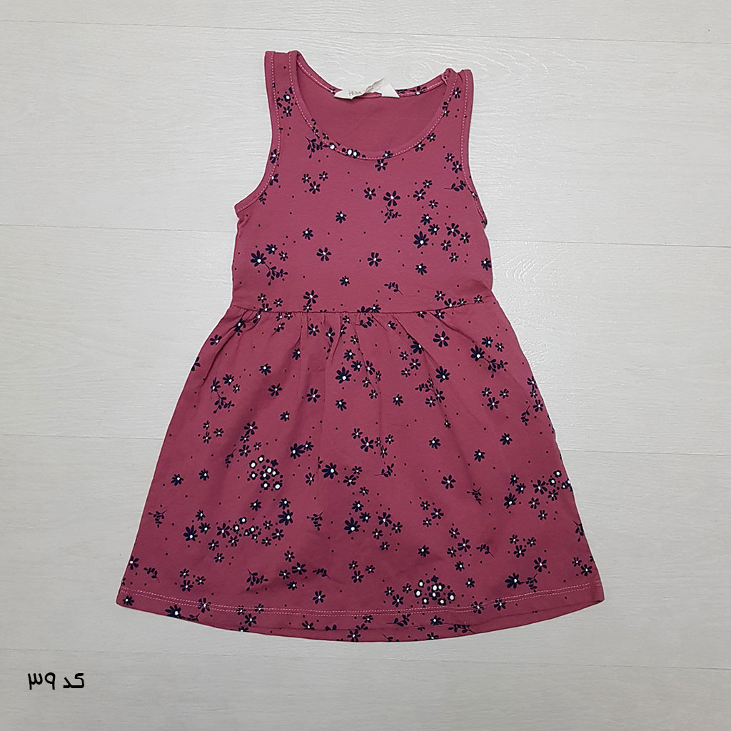 سارافون دخترانه 27693 سایز 1.5 تا 14 سال کد 23 تا 40 مارک H&M