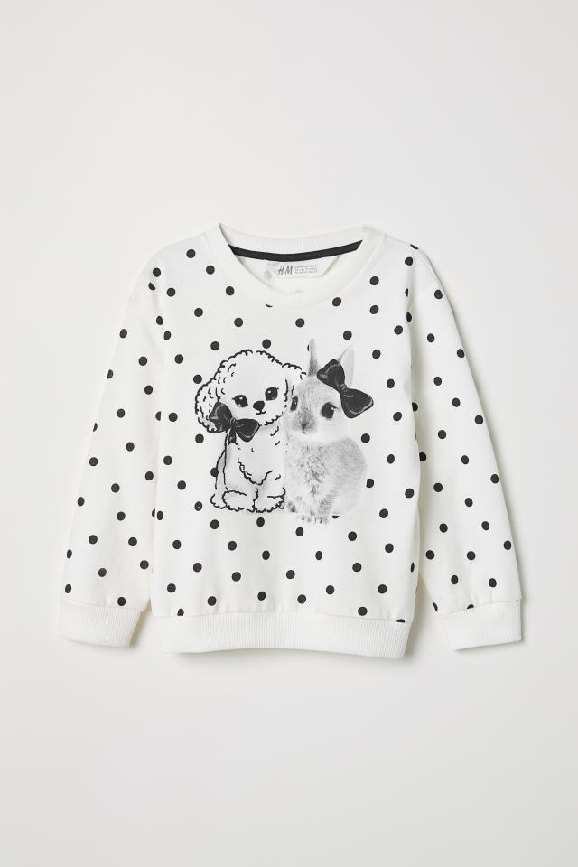 بلوز گرم دخترانه 25694 سایز 1.5 تا 10 سال مارک H&M   *