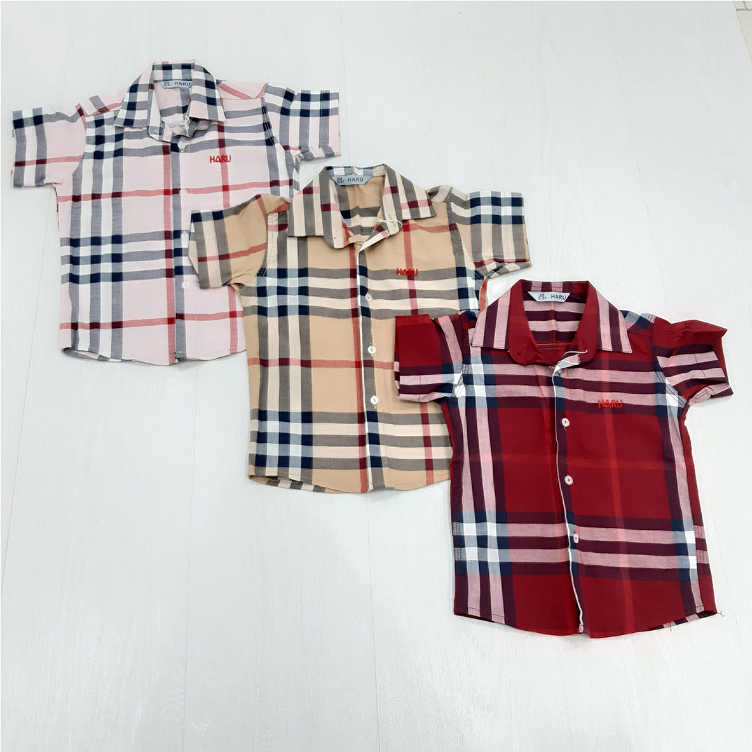 پیراهن باربری پسرانه مارک HARU کد 6001430