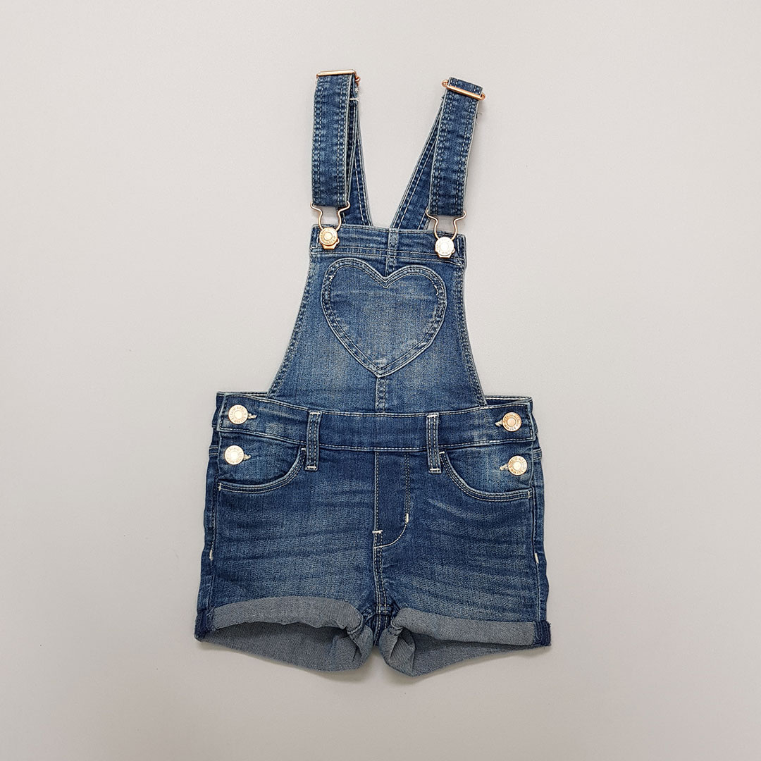 پیشبندار جینز 28527 سایز 1.5 تا 10 سال مارک DENIM