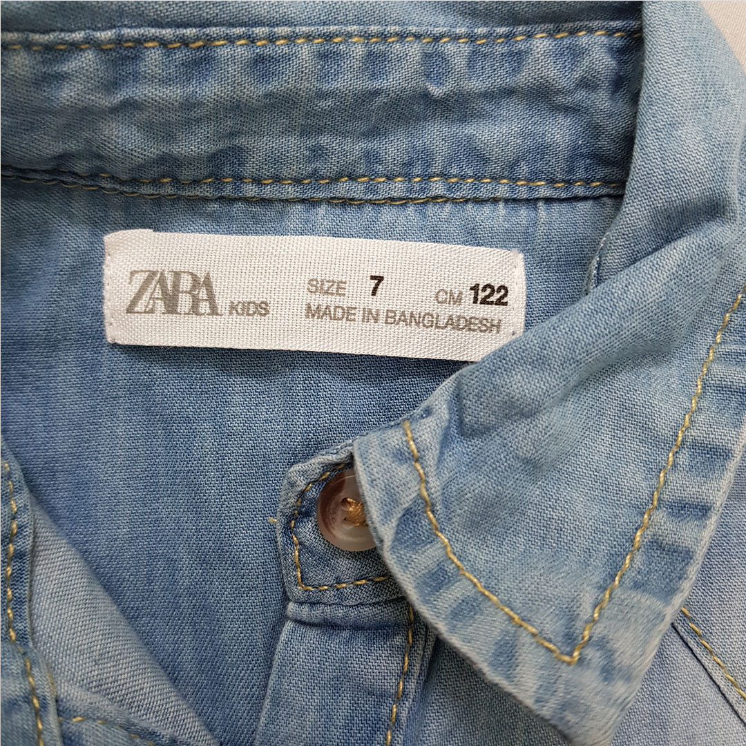 تونیک جینز کاغذی 28592 سایز 7 تا 18 سال مارک ZARA