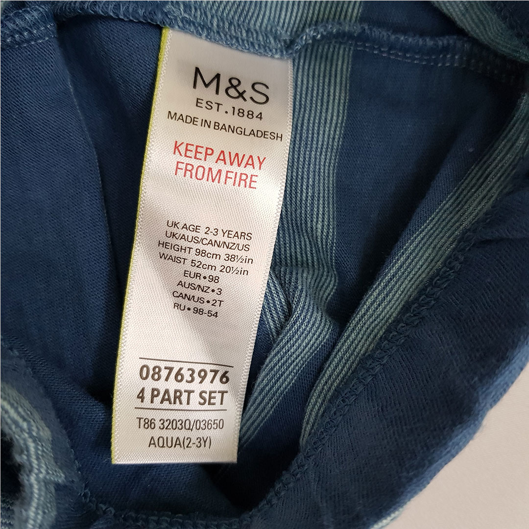 شلوار راحتی پسرانه 28694 سایز 1.5 تا 7 سال مارک M&S