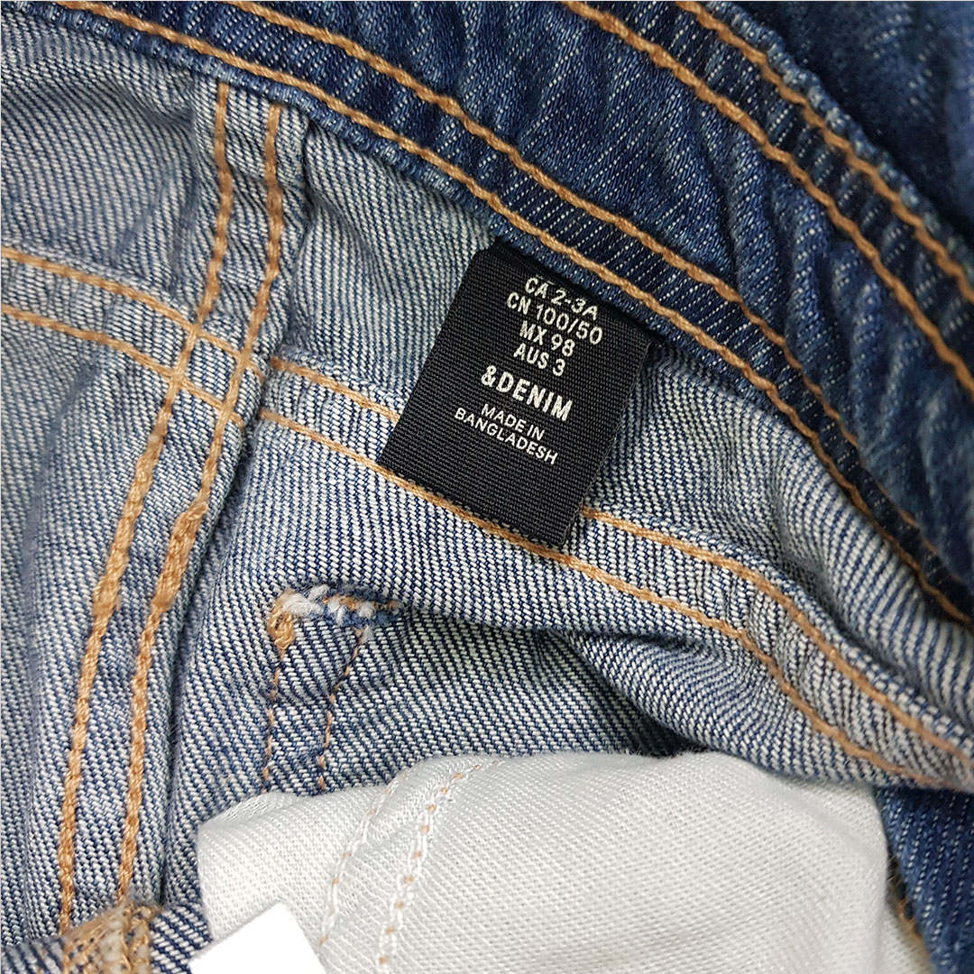 پیشبندار جینز 28525 سایز 1.5 تا 10 سال مارک DENIM   *