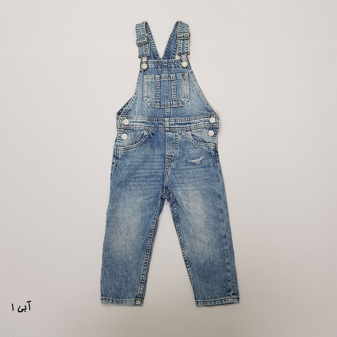 پیشبندار جینز 28525 سایز 1.5 تا 10 سال مارک DENIM   *