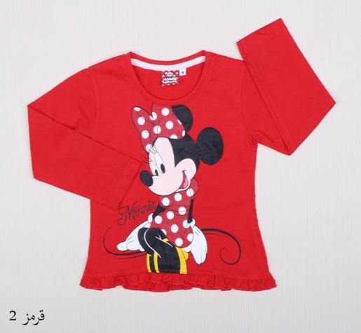 بلوز دخترانه 11444 سایز 1 تا 14 سال مارک DISNEY