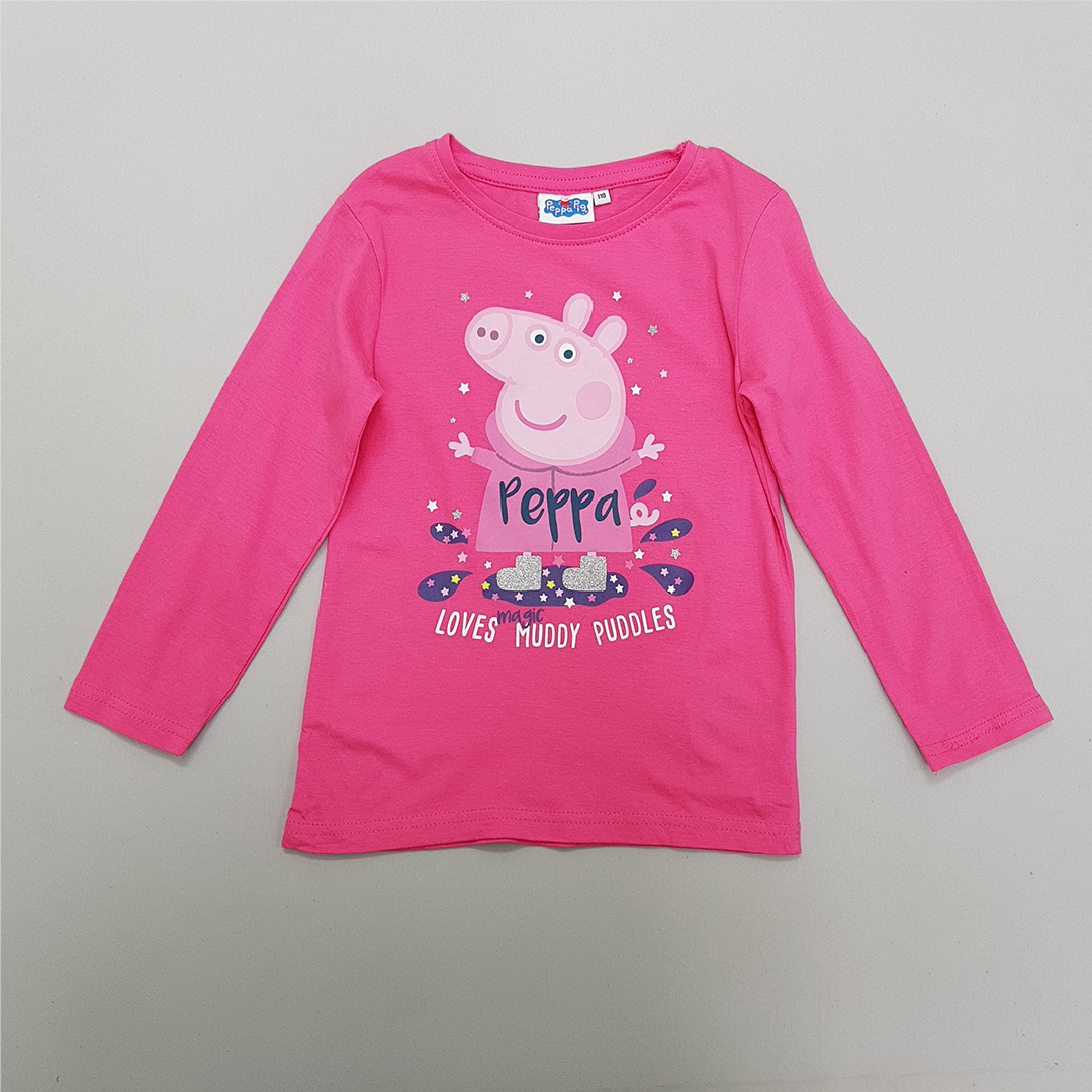 بلوز دخترانه 29713 سایز 2 تا 6 سال کد 2 مارک Peppapig   *