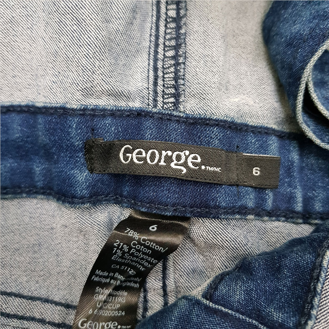 پیشبندار سارافونی دخترانه 29252 سایز 4 تا 16 سال مارک GEORGE   *