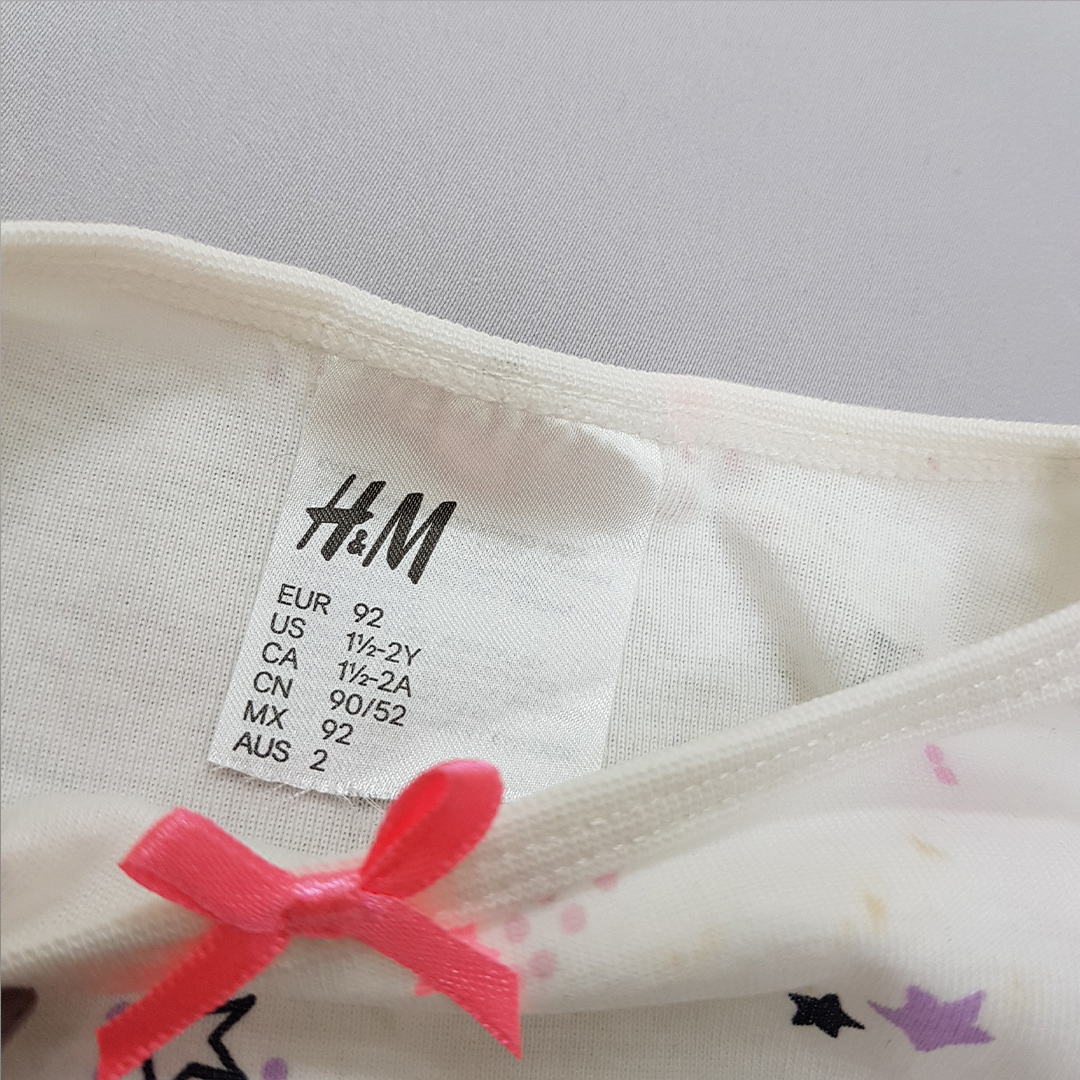 ست دخترانه 29808 سایز 1.5 تا 12 سال مارک H&M